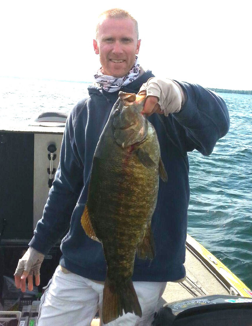 soft stickbait catch at 1000 Islands by Andy Buss