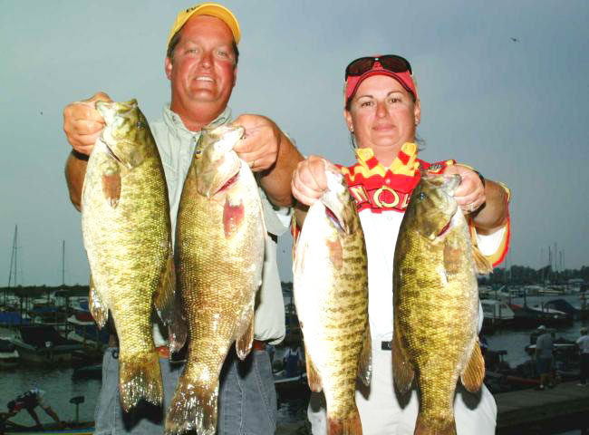 co-angler tips from Hensley and her husband