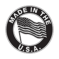 black made in usa logo