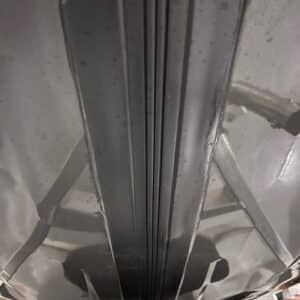 Black Megaware KeelGuard on an aluminum boat